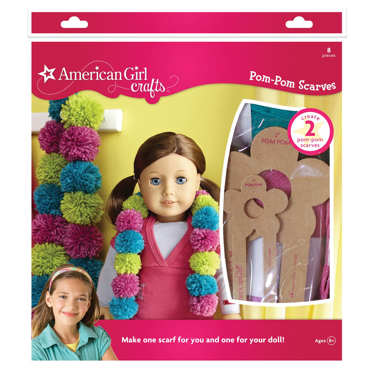 american girl scarf knitting kit