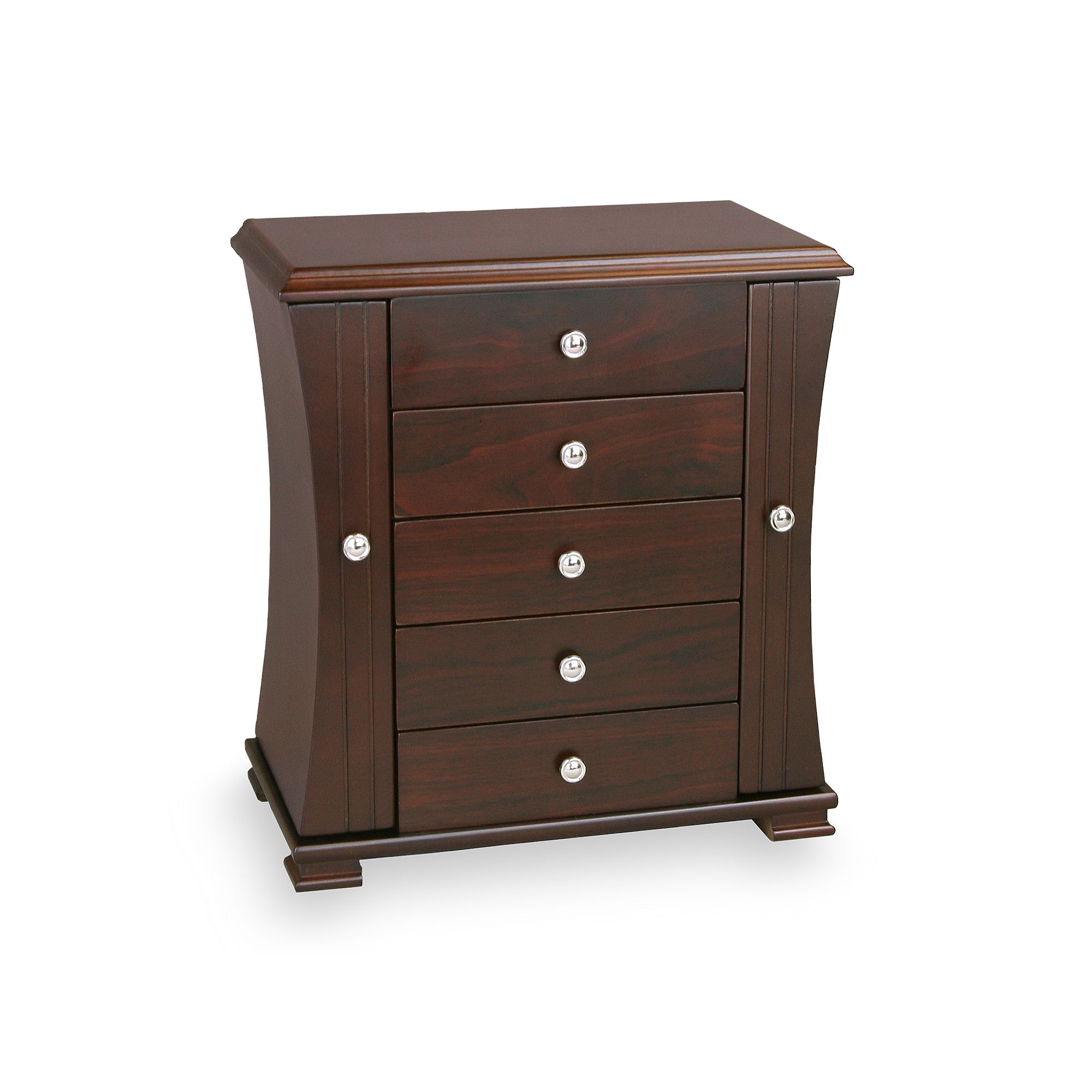 Wooden Jewelry Box, Womens, Brown