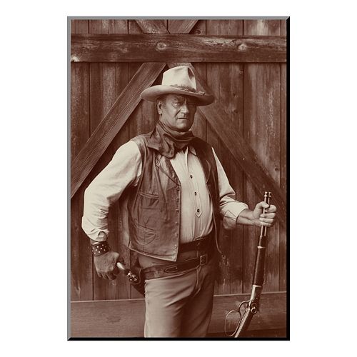 Art.com ''John Wayne'' Wood Wall Art by Bob Willoughby