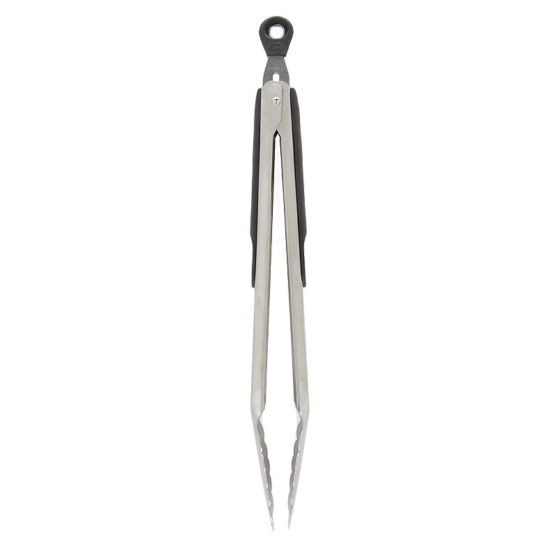 OXO Good Grips 12-in. Locking Tongs, Silver