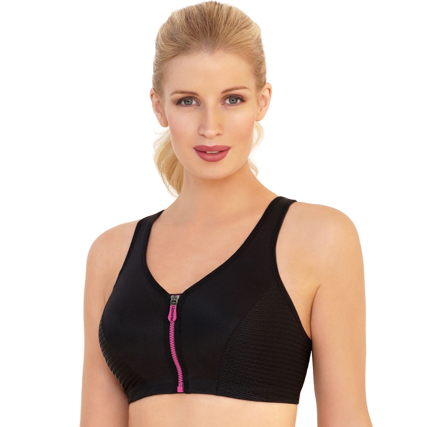 kohls sports bras front closure