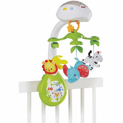 Fisher Price 3 In 1 Deluxe Projection Rainforest Nature Bearries