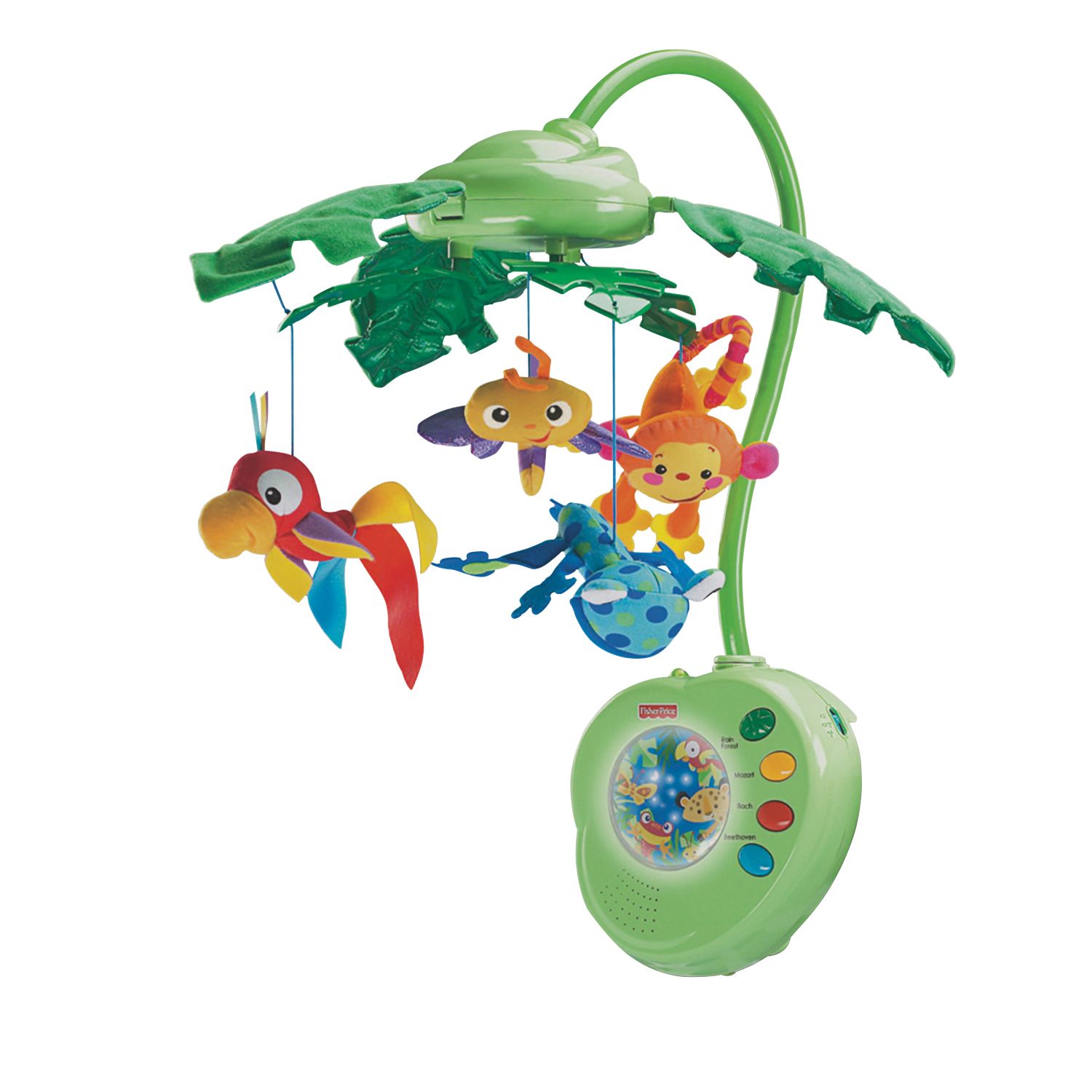 fisher price rainforest crib soother