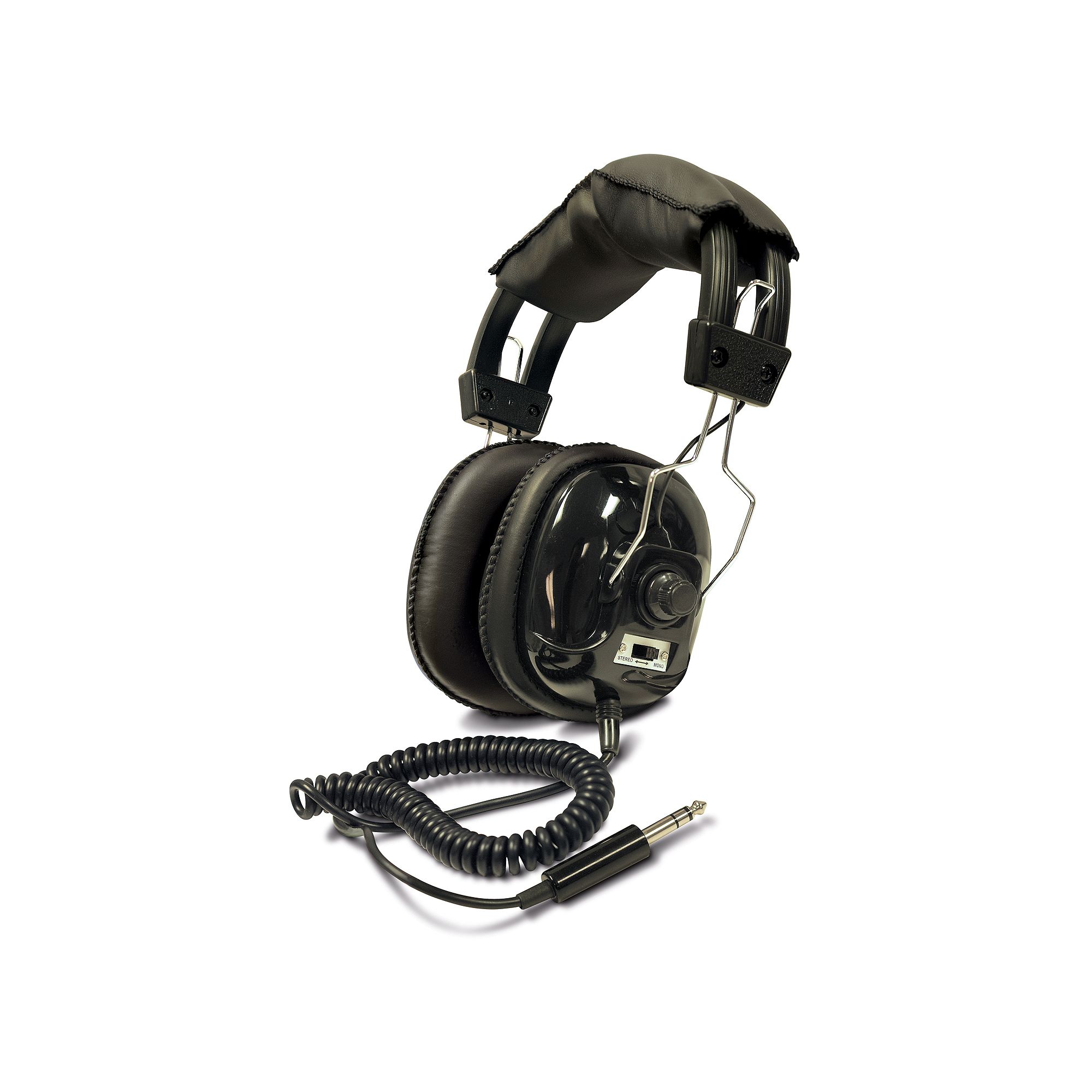 Bounty Hunter Adjustable Metal Detector Headphones, Black