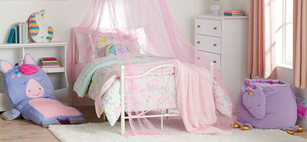 little girl unicorn bedding