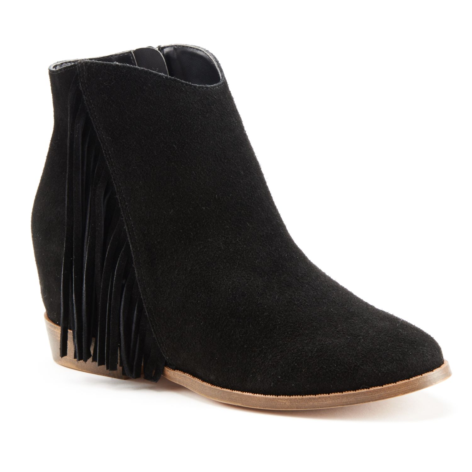 mudd fringe boots