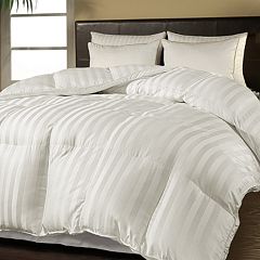 Royal Majesty DuraLoft Damask Stripe 500-Thread Count Down-Alternative Comforter