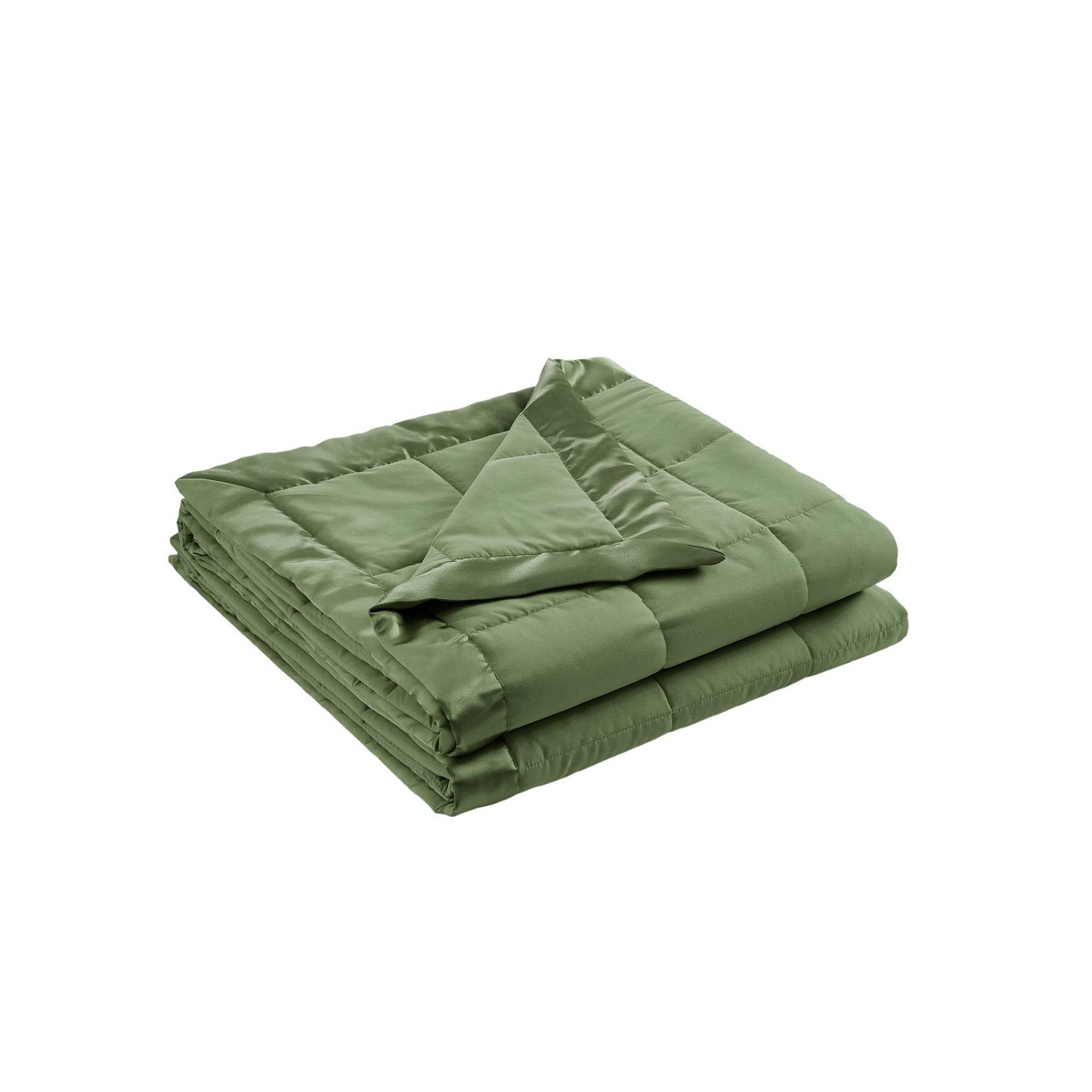 Madison Park Windom Lightweight Down Alternative Blanket with Satin Trim, G