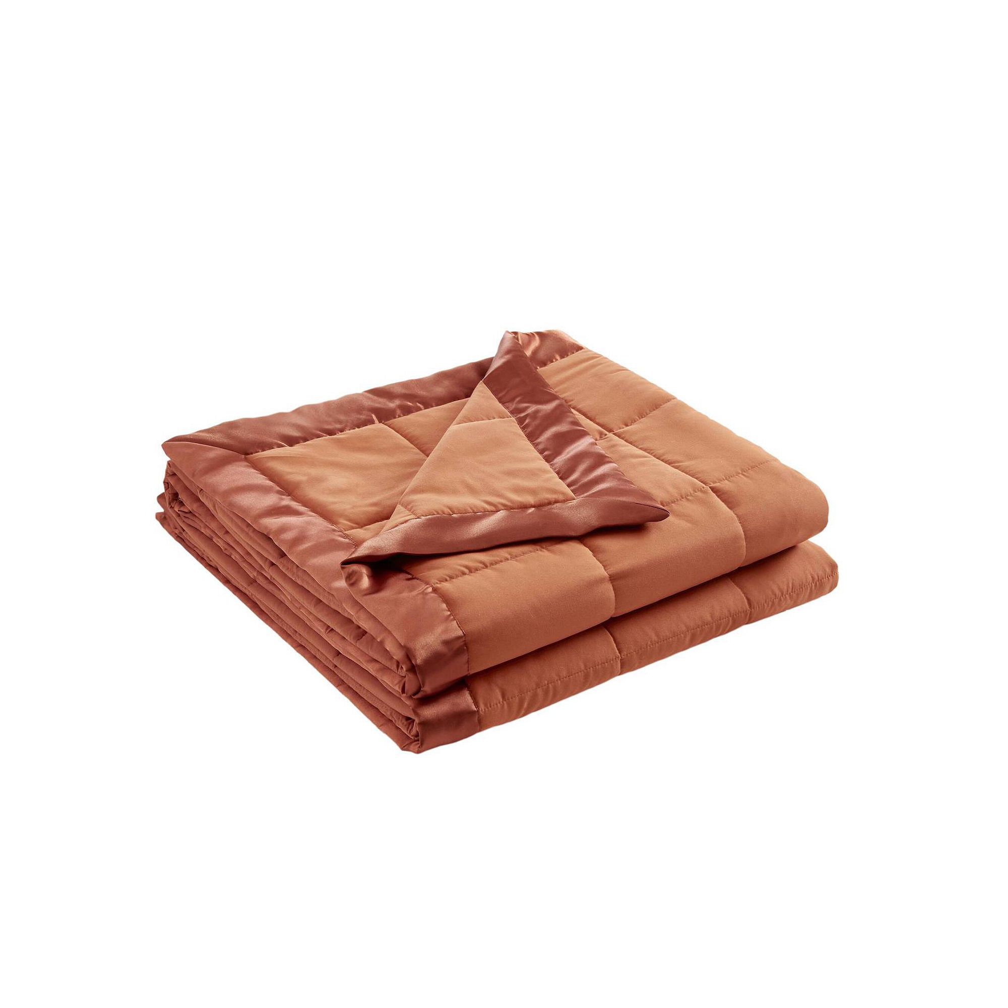 Madison Park Windom Lightweight Down Alternative Blanket with Satin Trim, O