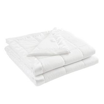 Madison Park Windom Lightweight Down Alternative Blanket with Satin Trim