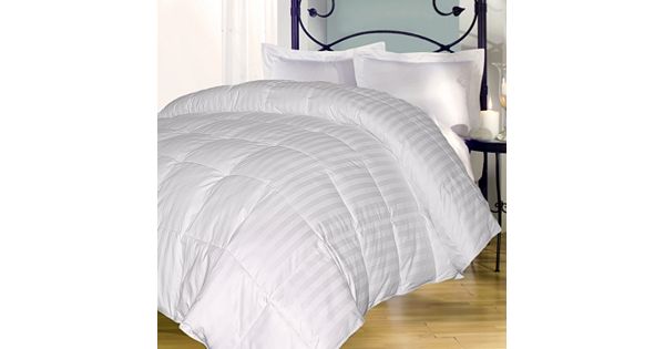 Royal Majesty Damask Stripe 350-Thread Count Down-Alternative Comforter