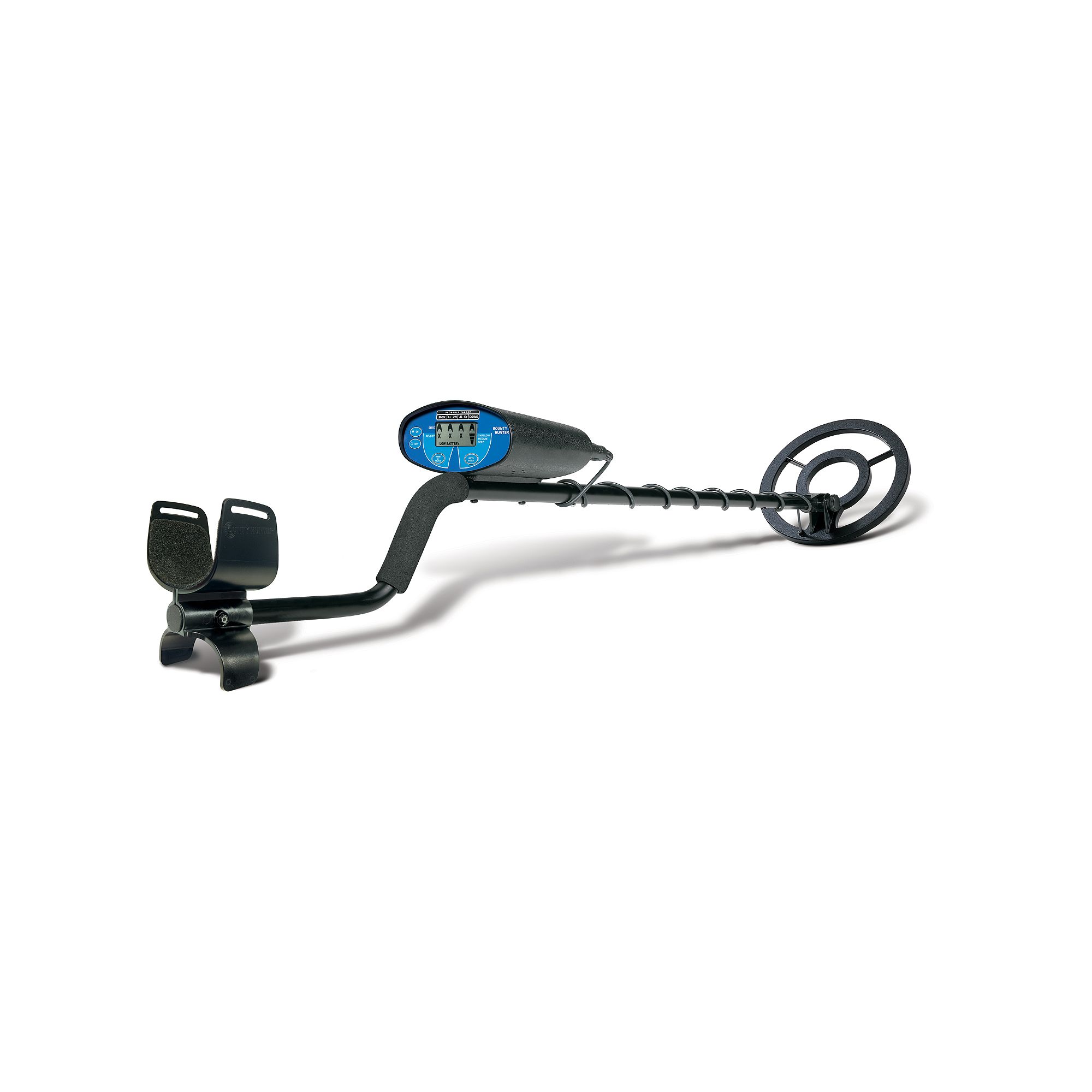 Bounty Hunter Quick Silver Adjustable Metal Detector, Multicolor