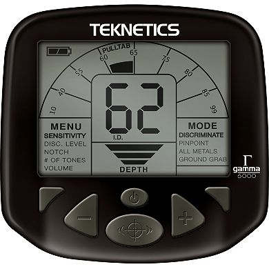 Teknetics Gamma 6000 Adjustable Metal Detector