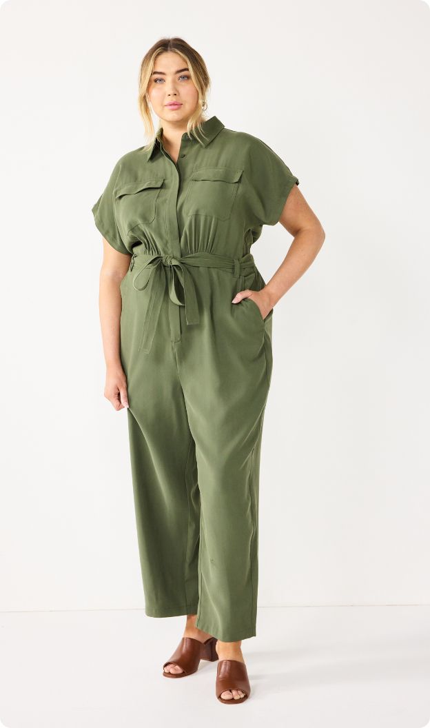 Cord Utility Jumpsuit, Sustainable Womenswear