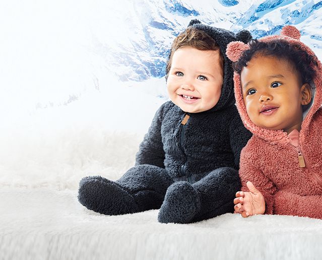 baby boy winter all in one coat