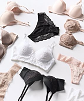 Various lace bras and panties