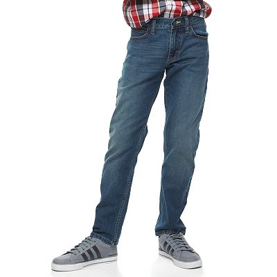 Boys 8 20 Lee Sport Xtreme Comfort Straight Fit Straight Leg Jeans In Regular Slim Husky