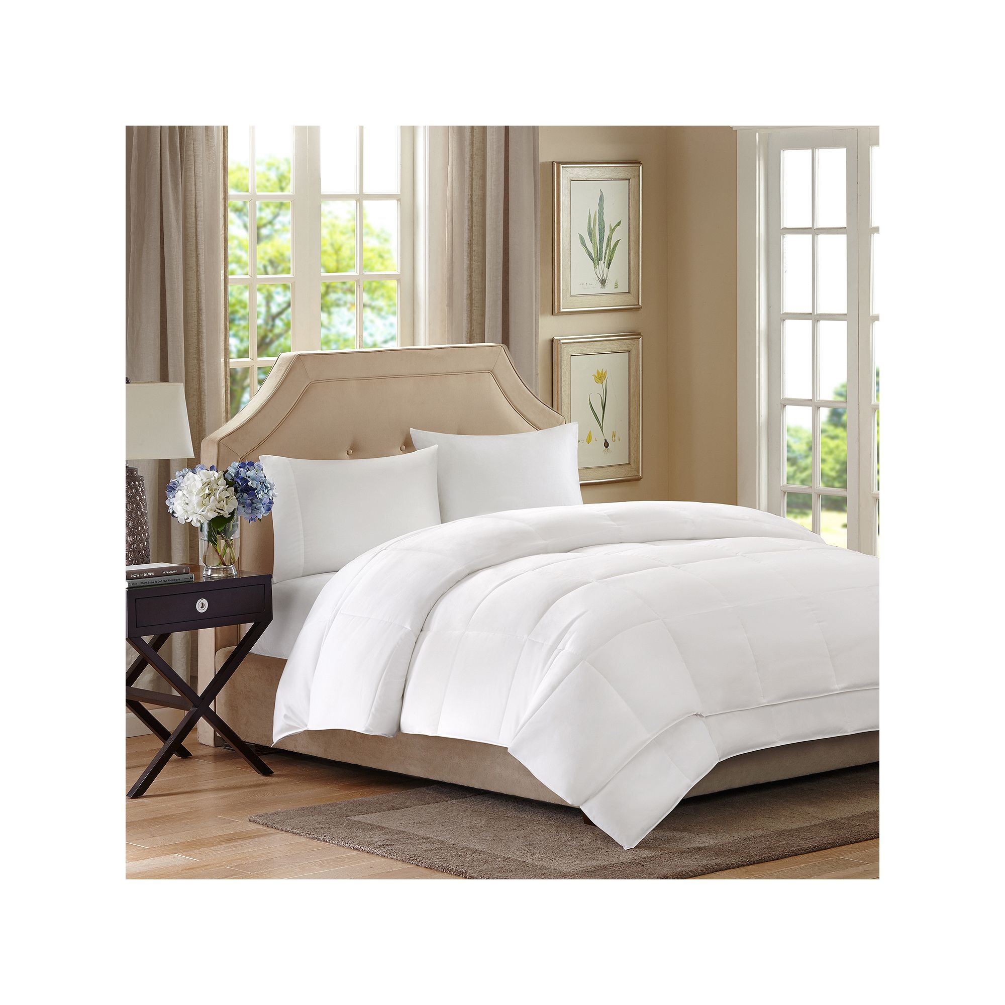 Sleep Philosophy Benton 2-Layer Antimicrobial Down Alternative Comforter, W