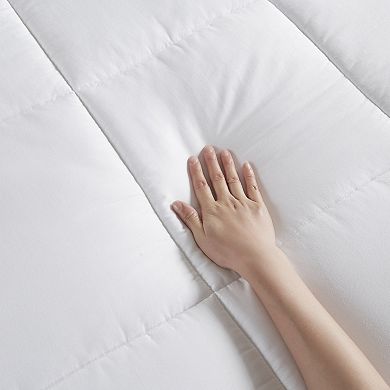 Madison Park Winfield 300 Thread Count Cotton Percale Luxury Down-Alternative Comforter