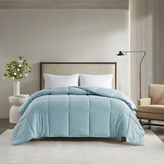 Madison Park Winfield 300 Thread Count Cotton Percale Luxury Down-Alternative Comforter