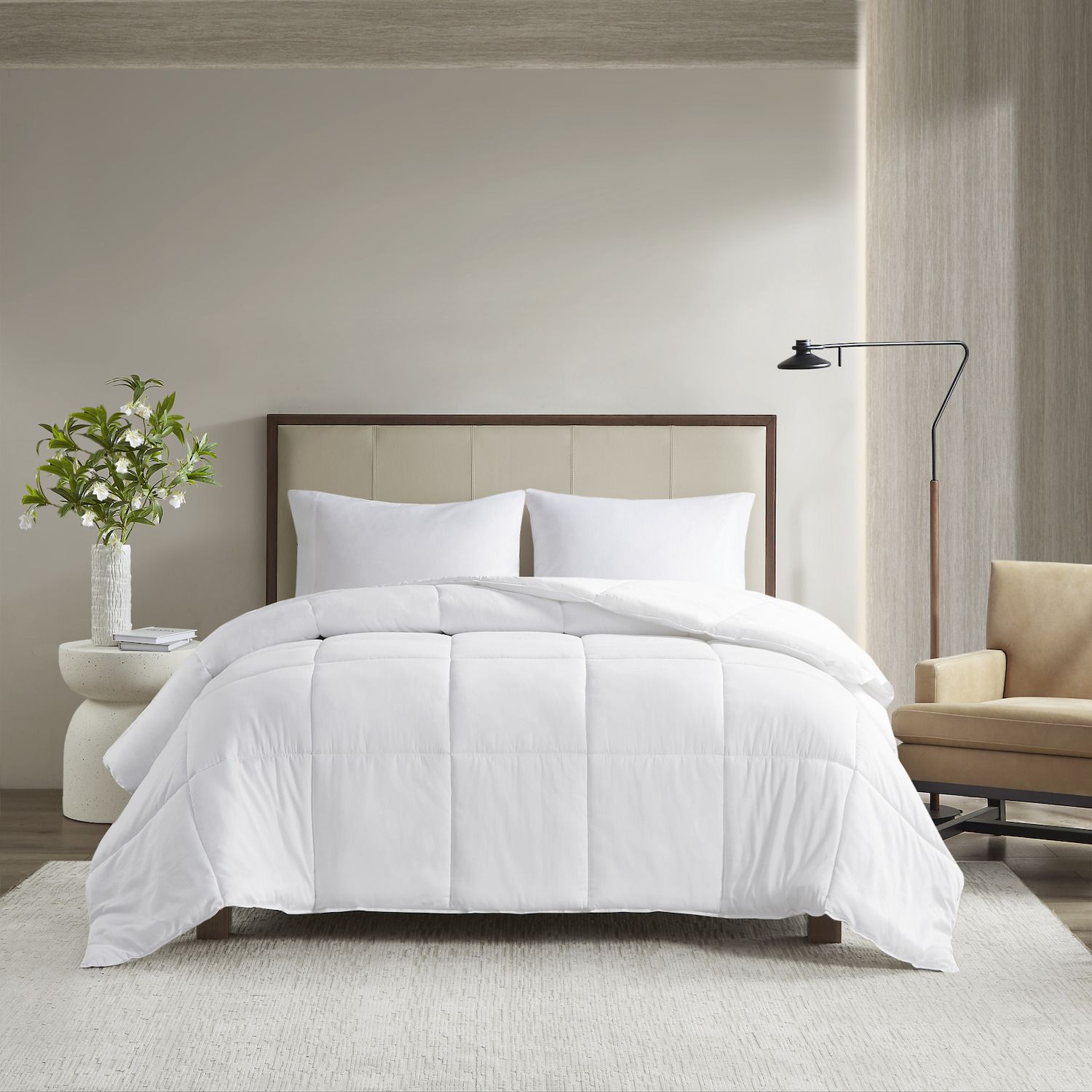 Madison Park Bettwäsche-Set King Size – Daunenalternative, Mit Kissenbezügen & Dekorativem Kissen