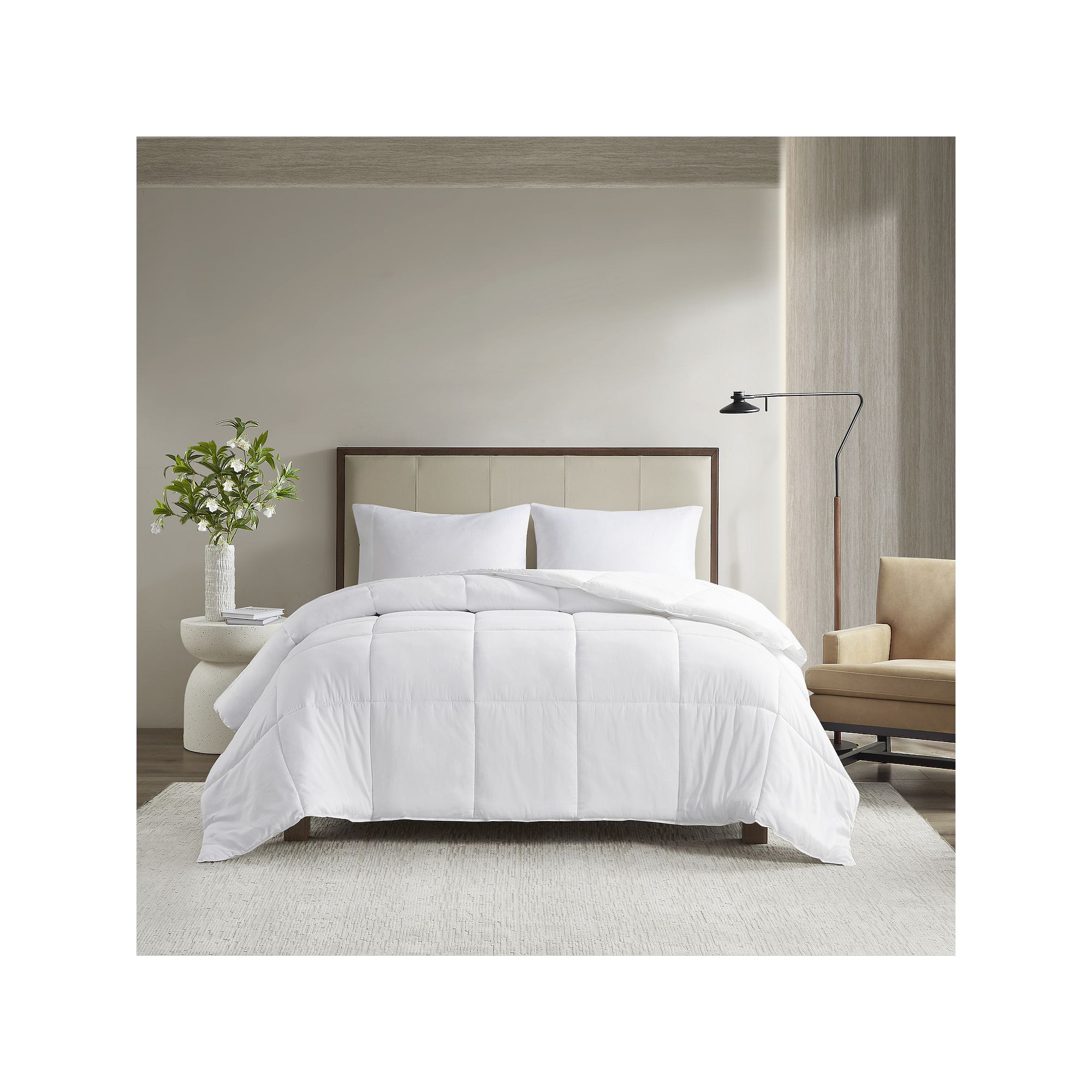 Madison Park Winfield 300 Thread Count Cotton Percale Luxury Down-Alternati