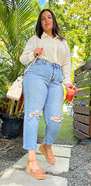 Plus Size Jeans Women: Fashion From Skinny to High Waisted | Kohl's