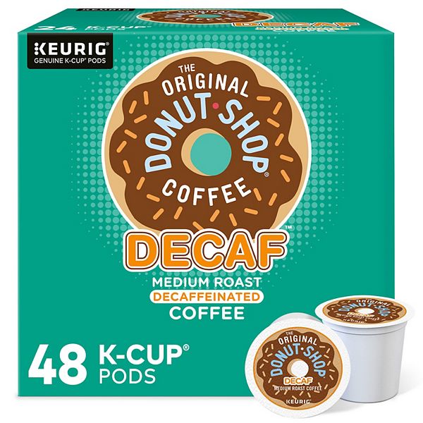 The Original Donut Shop Decaf Coffee Keurig K Cup Pods Medium Roast 48 Pk