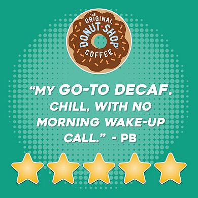 The Original Donut Shop Decaf Coffee, Keurig® K-Cup® Pods, Medium Roast - 48-pk.