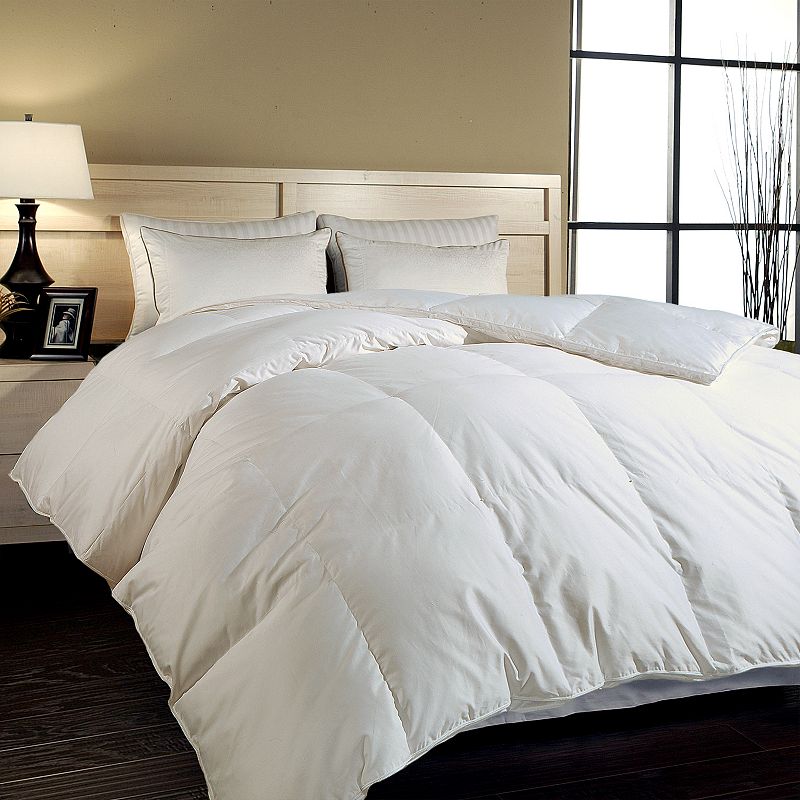 Royal Majesty 700-Thread Count Cotton Goose Down Comforter, White, King