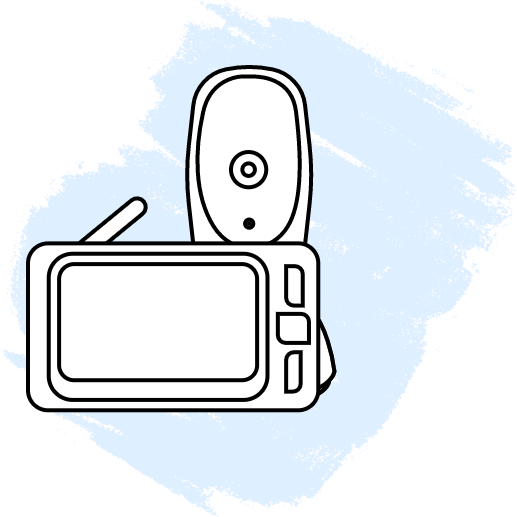 baby monitor illustration