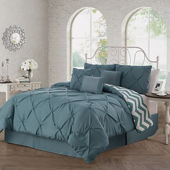 Avondale Manor Ella Pinch Pleat Comforter Set