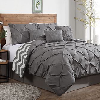 Avondale Manor Ella Pinch Pleat Comforter Set
