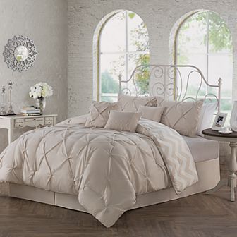Avondale Manor Ella Pinch Pleat Comforter Set