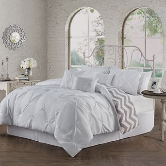 Avondale Manor Ella Pinch Pleat Comforter Set