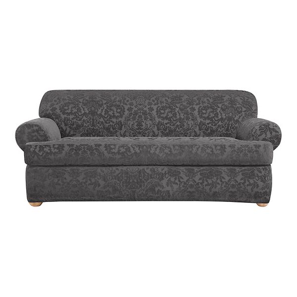 2 piece t cushion sofa outlet slipcover