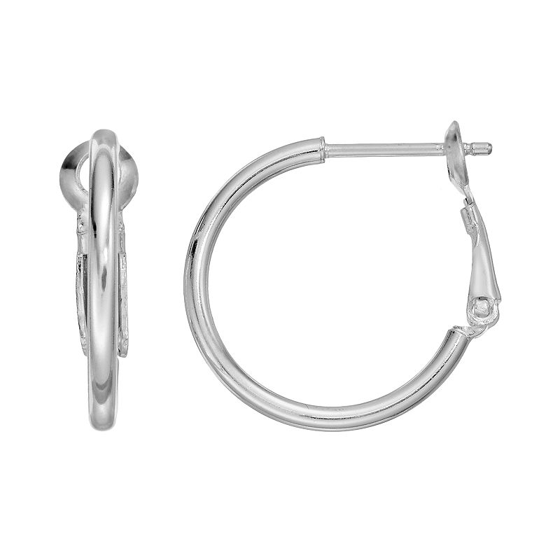 Leverback Sterling Silver Hoop Earrings | Kohl's