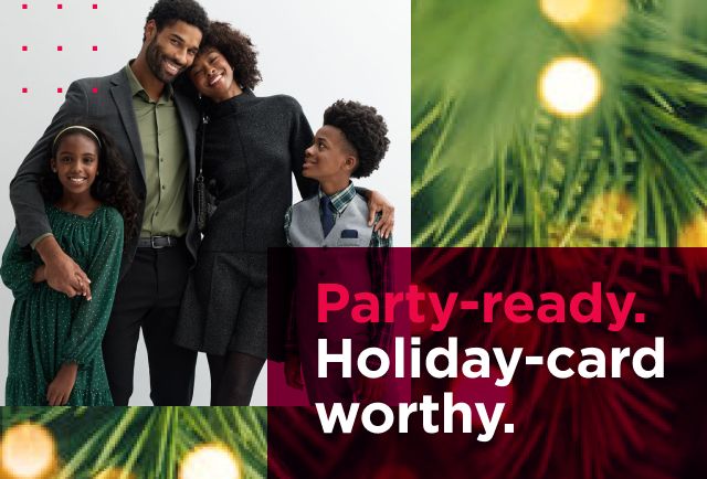 party-ready. holiday-card worthy.