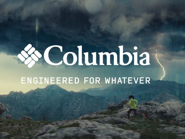 Columbia brand. Engineered for whatever
