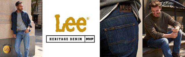 built like lee. lee heritage denim. mvp.