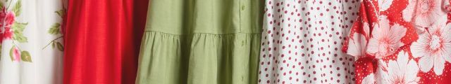 Overlapping dress fabrics