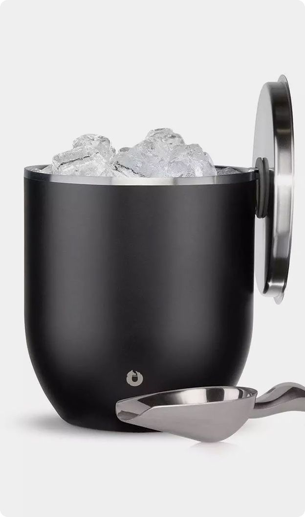 Ice bucket filled with Ice