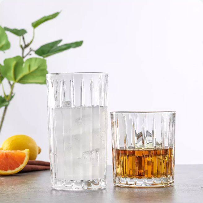 Image of two glasses from a drinkware set