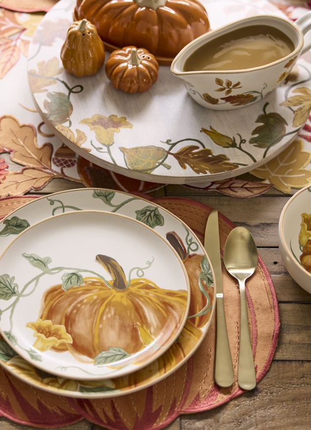 Image of fall seasonal styled kitchen items