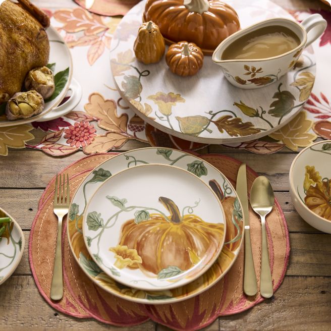 Image of fall seasonal styled kitchen items