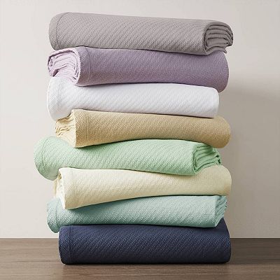 Madison Park Liquid Cotton Lightweight Blanket