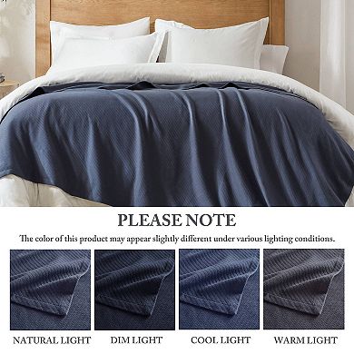 Madison Park Liquid Cotton Lightweight Blanket