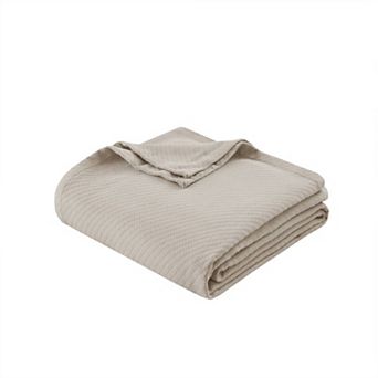 Madison Park Liquid Cotton Lightweight Bed Blanket