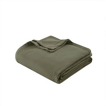 Madison Park Liquid Cotton Lightweight Bed Blanket