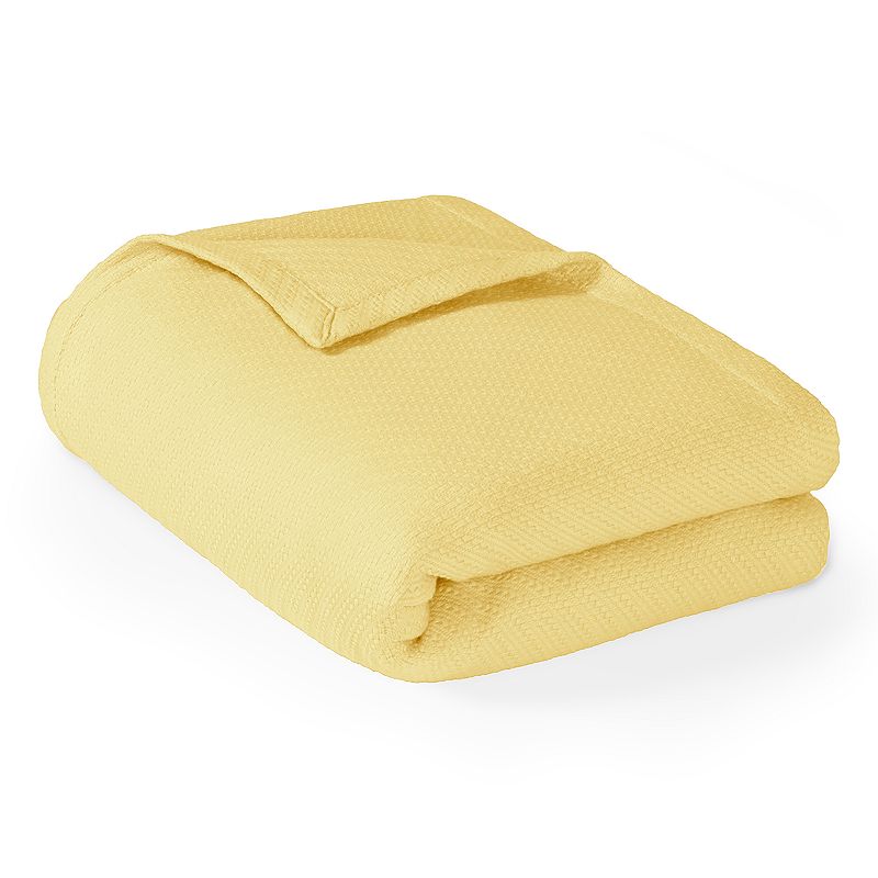 19640486 Madison Park Liquid Cotton Blanket, Yellow, King sku 19640486